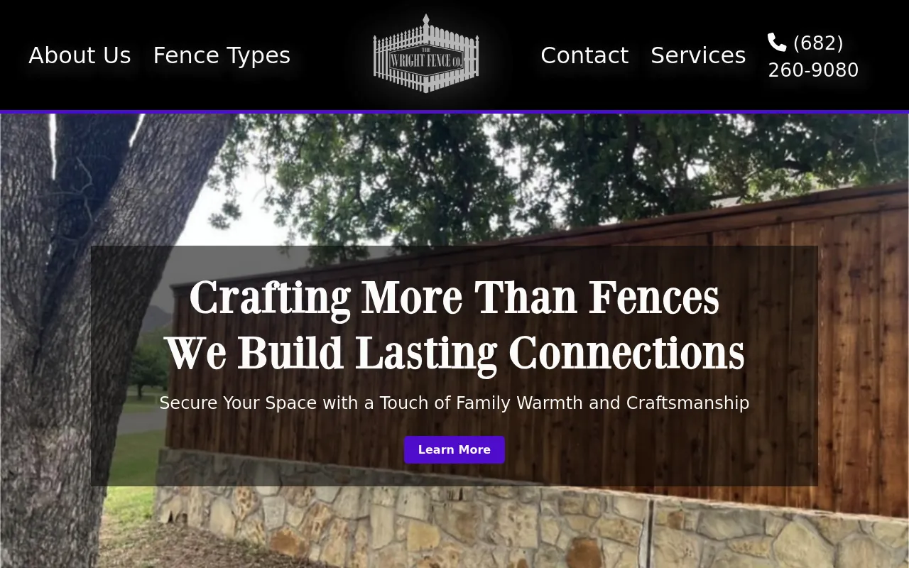 Screenshot of The Wright Fence Co.